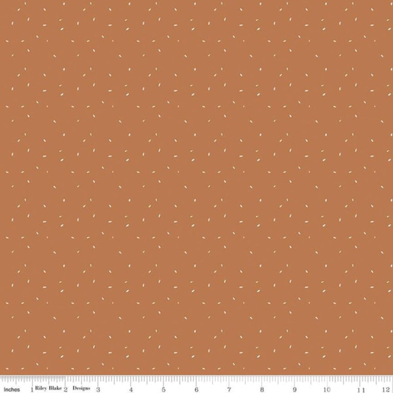 Dots in Terracotta (c16637-terracotta) | Olive Grove | Amber Elliot | Riley Blake